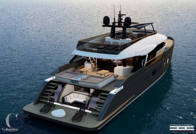 New 32m motor yacht LIBERTY unveiled by Columbus Yachts