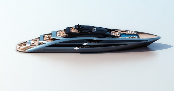 New 98m motor yacht SEA ARROW design by Verme Projects