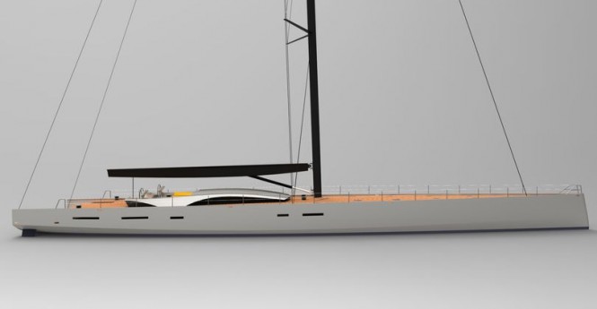 Sailing yacht OCD 130 – A 130’ Blue Water Cruiser/Racer concept by JFA Yachts and Owen Clarke Design