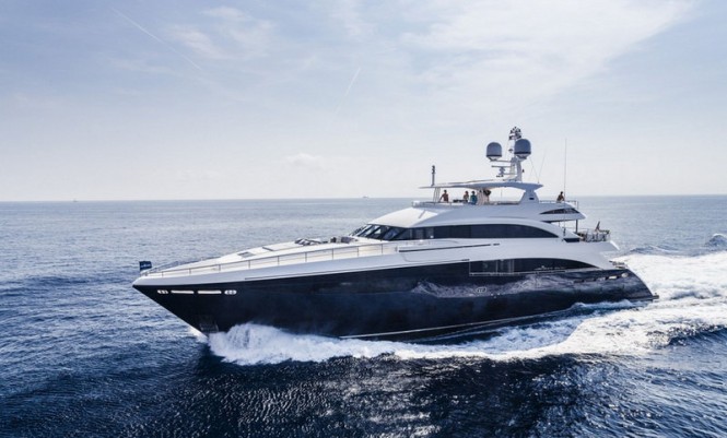 New exterior and interior images of Princess 40M motor yacht SOLARIS