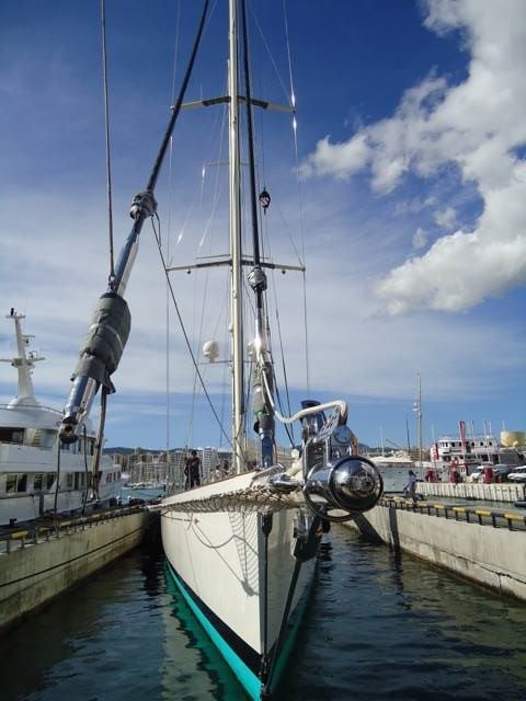 Royal Huisman sailing yacht KAMAXITHA hosted by RSB Rigging Solutions at STP Palma
