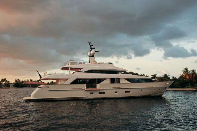US premiere for new Sanlorenzo SD112 motor yacht ‘O’ at FLIBS 2014