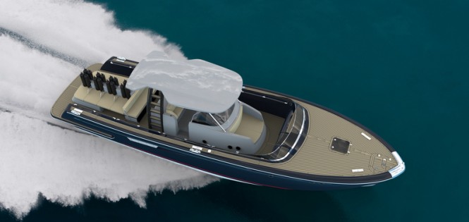 Camper & Nicholsons Yachts presenting SAGITTA 45 superyacht tender at FLIBS 2014