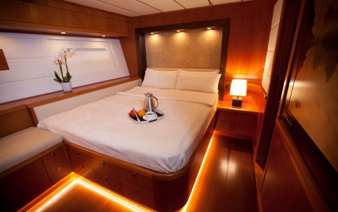 Sailing yacht Ti-Coyo - Guest Cabin - Photo by Dijana Nukic Sailing yacht Ti-Coyo - Guest Cabin - Photo by Dijana Nukic