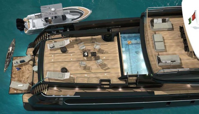 Renderings of 42m Sanlorenzo explorer yacht ‘460Exp-115’