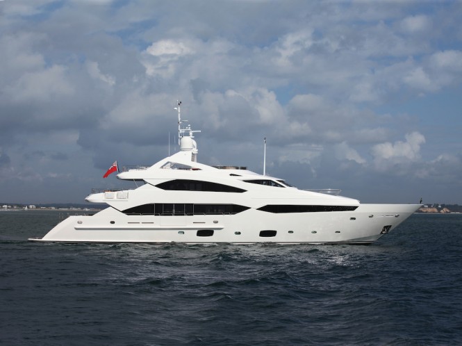 Asia Pacific Superyachts reports arrival of Sunseeker 40M superyacht TANVAS at Wave Master shipyard