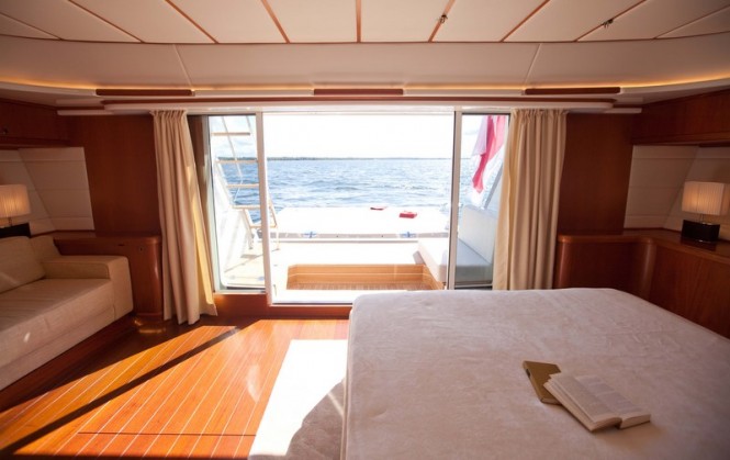 Super yacht Ti-Coyo - Owners Stateroom - Photo by Dijana Nukic Super yacht Ti-Coyo - Owners Stateroom - Photo by Dijana Nukic