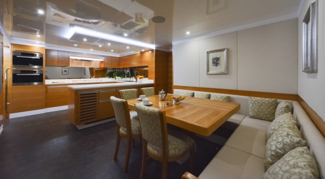 Superyacht Majesty 135 - Galley Superyacht Majesty 135 - Galley