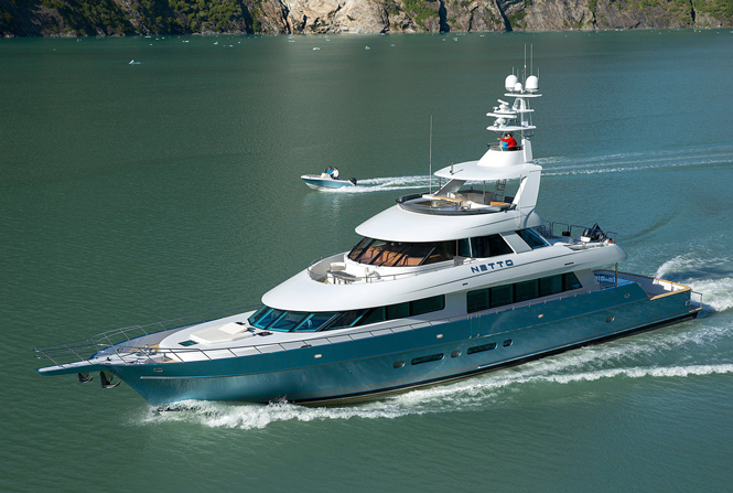 Superyacht NETTO - Photo by Neil Rabinowitz