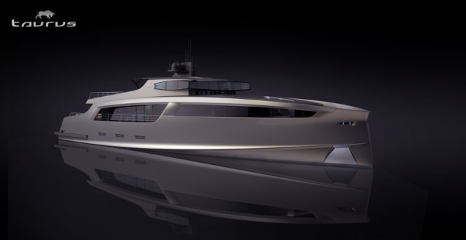 Augmented reality app showing superyacht TROY and motor yacht Project TAURUS unveiled by Esenyacht
