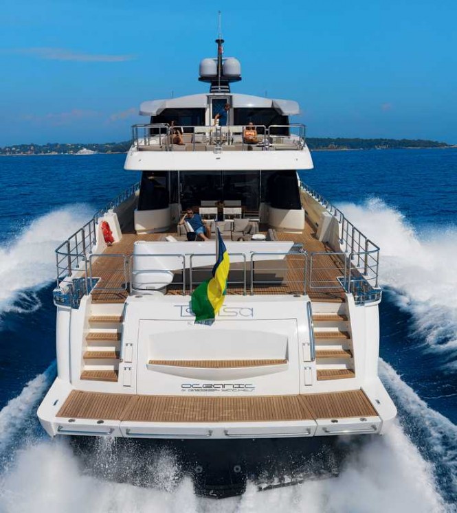 TSA TSA superyacht - aft view TSA TSA superyacht - aft view
