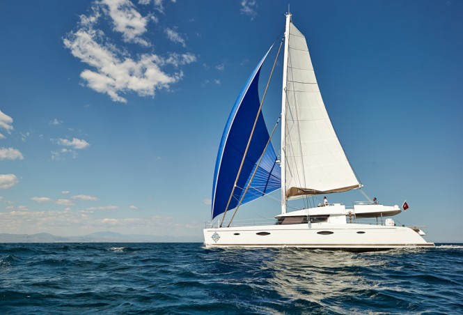 British Virgin Islands Yacht Charter aboard 2014 Victoria 67 Catamaran Yacht LIR