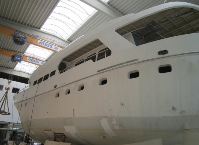 The Yacht Surveyors announce collaboration with owner of 26m De Vries Lentsch new build yacht and Lubeck Yachts