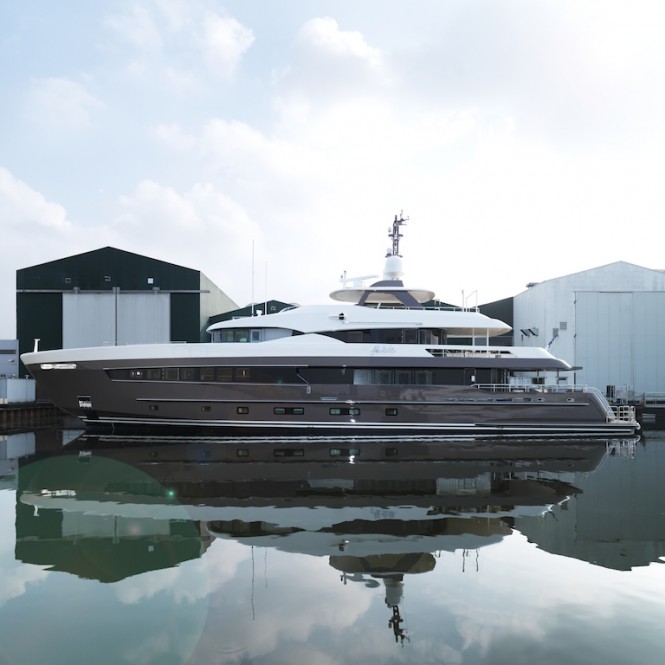 42m ALIVE yacht by Heesen Yachts completes her sea trials