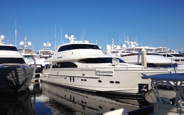 Horizon Yachts at the 2014 Fort Lauderdale International Boat Show