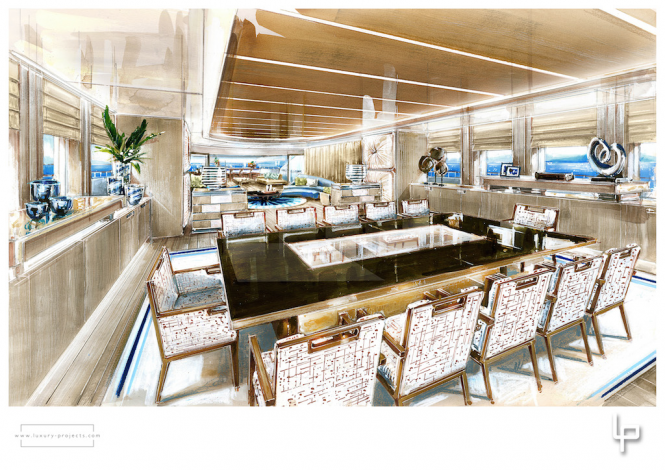 ISA 66M Yacht Route 66 - Interior ISA 66M Yacht Route 66 - Interior