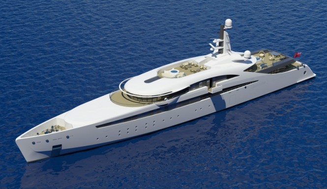 New 100m motor yacht ‘A400’ design by The A group