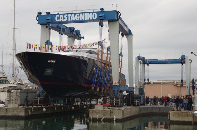 Launch of luxury motor yacht Angra Too Launch of luxury motor yacht Angra Too