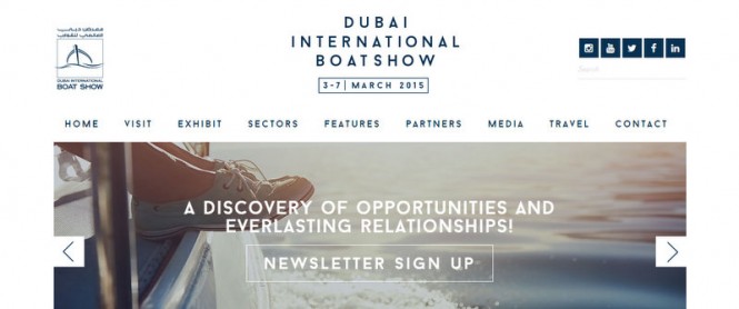 Dubai International Boat Show 2015 announces launch of new website