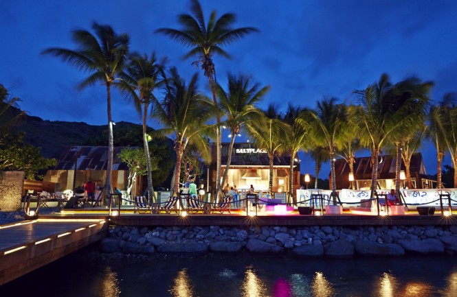 The Marina at Christophe Harbour offering complimentary dockage to cruising yachts in the Caribbean