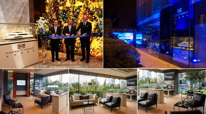 The opening of the Ferretti Group’s Shanghai Showroom