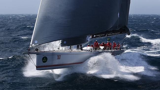 Sailing yacht WILD OATS XI Crew preparing for next week’s Rolex Sydney Hobart Yacht Race