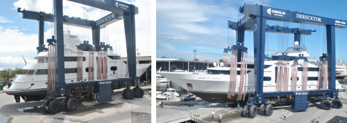 Derecktor – Florida working on major refit of 172’ Feadship motor yacht GALLANT LADY