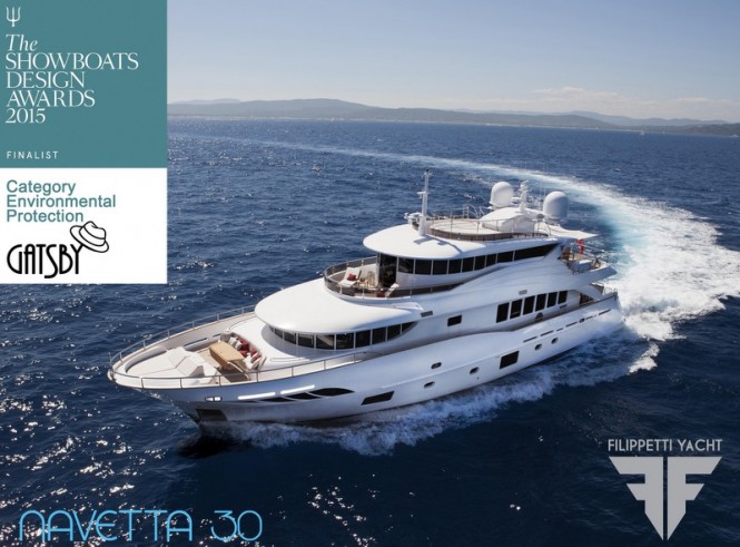 Filippetti Navetta 30 motor yacht GATSBY among ShowBoats Design Awards 2015 Finalists
