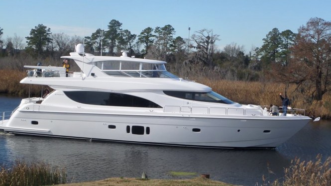 Brand new motor yacht Hatteras 80MY delivered by Hatteras Yachts