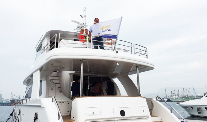 Justus Yacht - aft view Justus Yacht - aft view