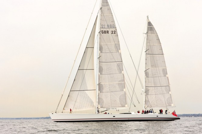 Clear Yacht Interiors nominated for IY&A Award 2015 with sailing yacht MARI-CHA III