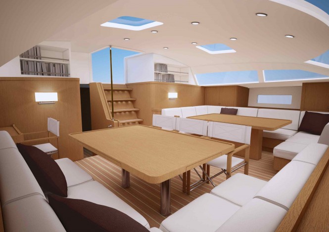 Luxury yacht Swan 95 - Interior