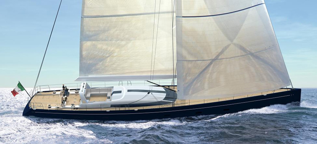 New 39m (129’) performance sailing yacht Project C.2130 by Philippe Briand and Perini Navi