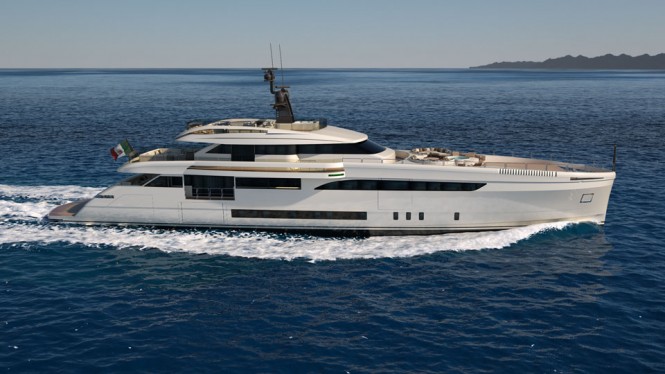 Construction of motor yacht WIDER 165’ underway