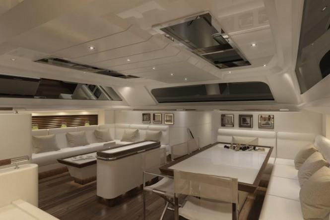 SAILING 30.30m superyacht concept - Lounge SAILING 30.30m superyacht concept - Lounge
