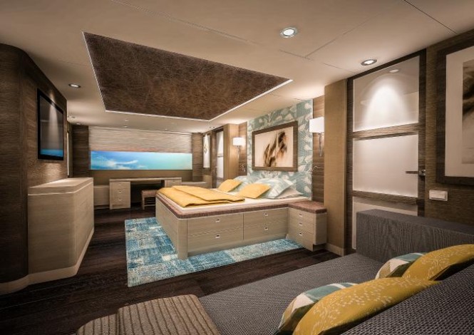 SARP46 superyacht - Master room SARP46 superyacht - Master room
