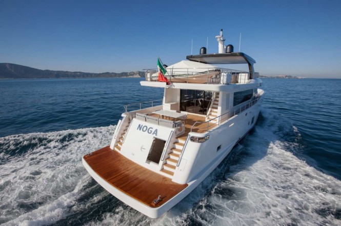 Superyacht NOGA - aft view Superyacht NOGA - aft view