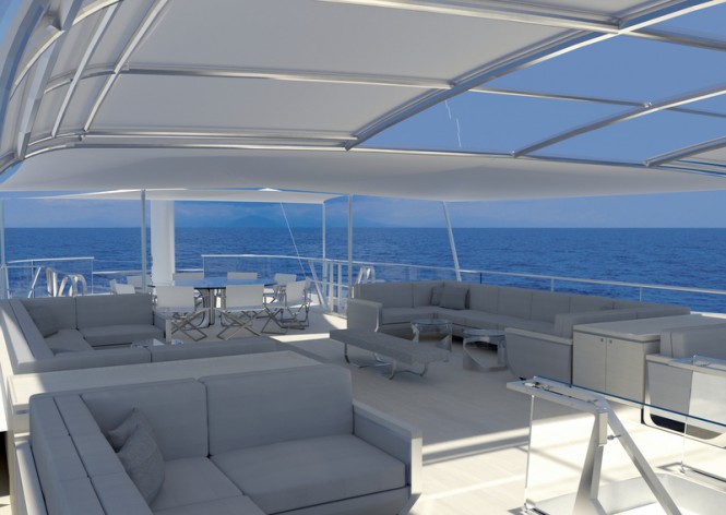 Superyacht SYBARIS - Fly Bridge