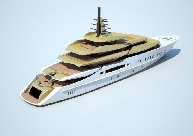 Tankoa S801 superyacht Golden Wings design Tankoa S801 superyacht Golden Wings design