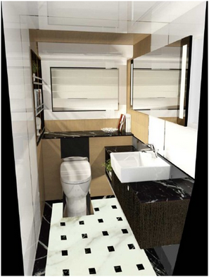 V72 Yacht - Bathroom