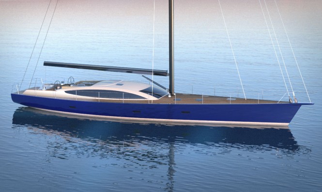 Adam Voorhees announces contract and refit design for 26m fast sailing yacht SAPPHIRE KNIGHT project