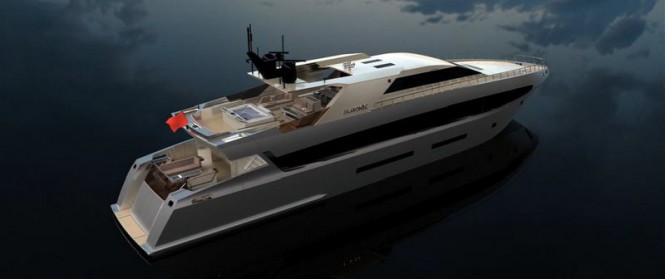 Anatomic 42 Yacht - aft view Anatomic 42 Yacht - aft view