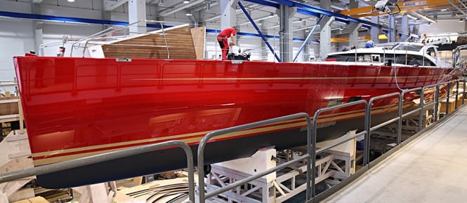 New Baltic 116 Custom sailing yacht DORYAN in Palma de Mallorca for sea trials