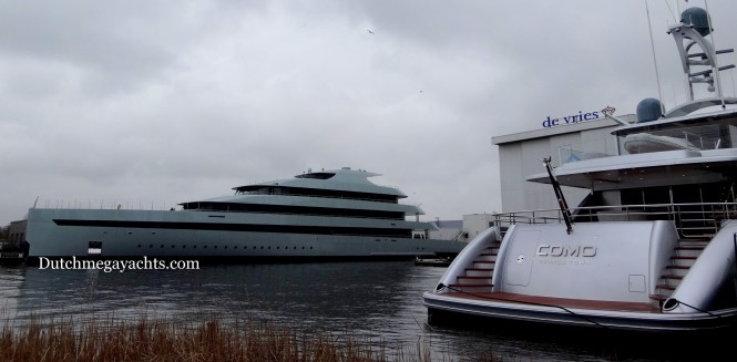 Photos: New 83,5m mega yacht SAVANNAH (hull 686) by Feadship