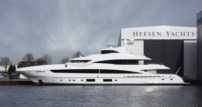New 51m motor yacht MySky (YN 16551) delivered by Heesen Yachts
