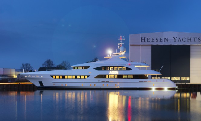Launch of Heesen motor yacht ASYA (YN 16947)