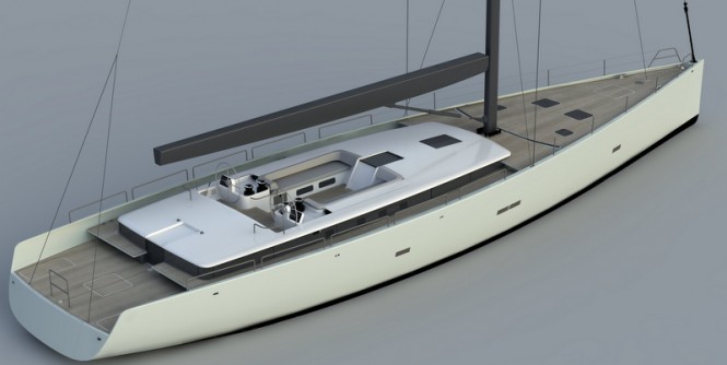 Brenta-designed sailing yacht BRENTA 80 DC in build at Michael Schmidt Yachtbau