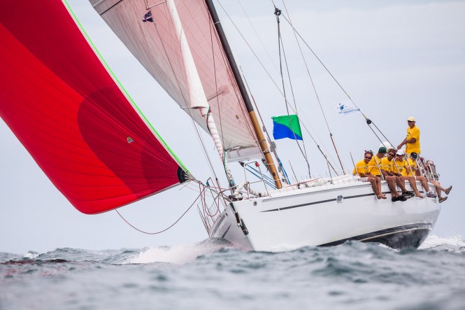 Sailing yacht Antaeus - Photo by Jeff Brown Sailing yacht Antaeus - Photo by Jeff Brown