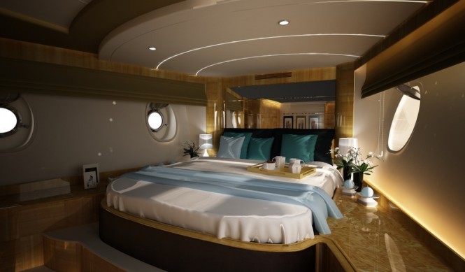 Super yacht Svetlana - Master Cabin Super yacht Svetlana - Master Cabin