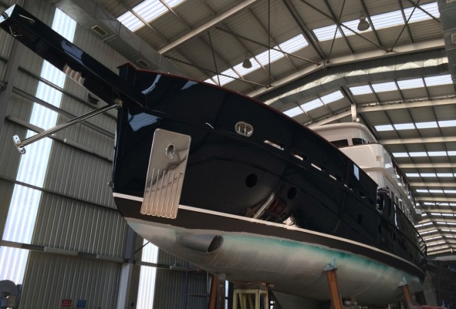 Svetlana superyacht under construction Svetlana superyacht under construction